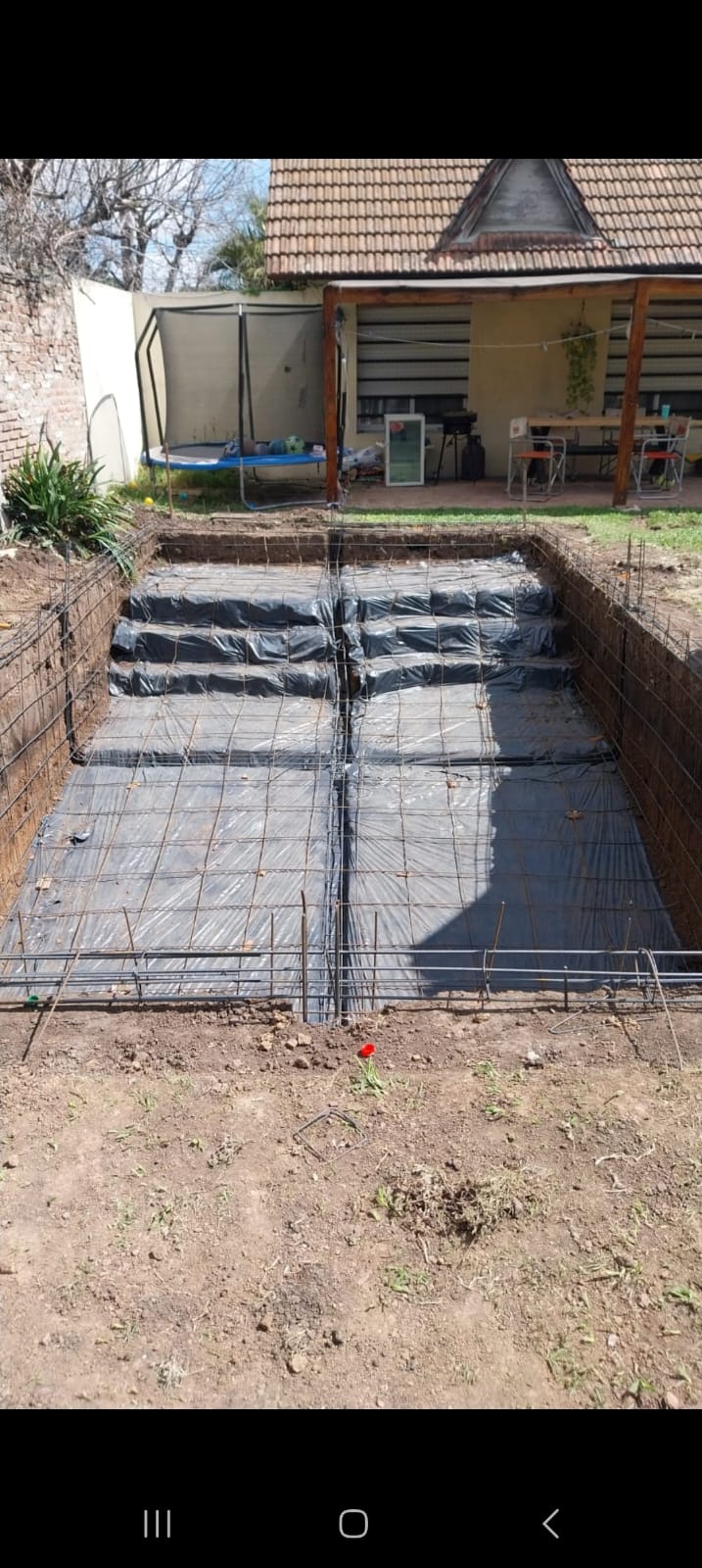 Armado de piscina